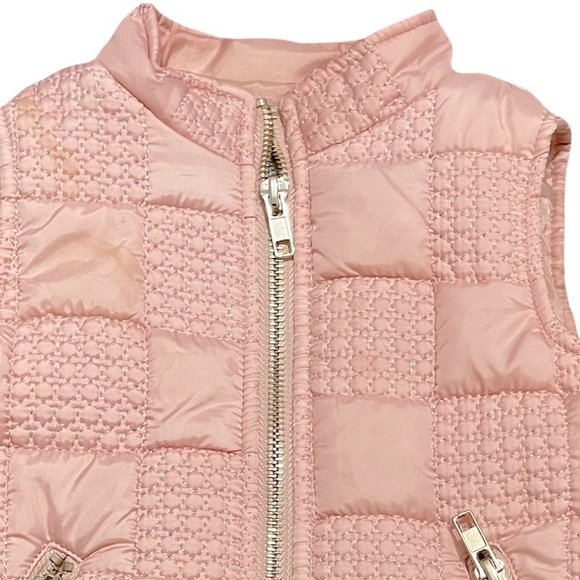 Tahari Baby Girl Pink Quilted Puffer Vest - Picture 2 of 7